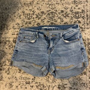 boyfriend jean shorts